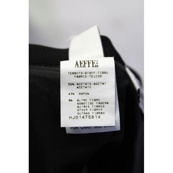 Moschino Cheap & Chic Womens Side Zip Lace Trim A Line Skirt Black Size 10 - Picture 5 of 6